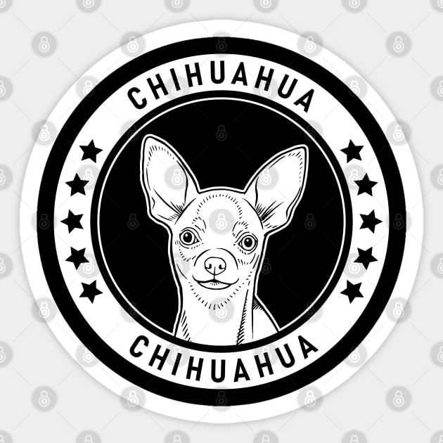 Smooth Chihuahua Fan Gift Sticker by millersye